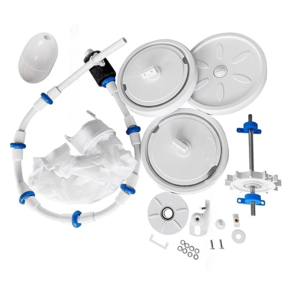 Sturdy Plastic Pool Cleaning Replacement Set Ensures Effective Maintenance Accessory for Home and Commercial Pools