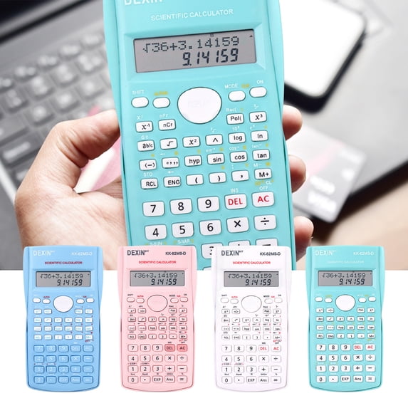 Sturdy Plastic Scientific Calculator, Multifunctional 12-Digit Clear ...