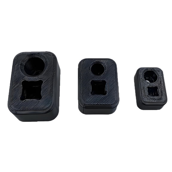 Sturdy Plastic Wall Mount Tool Holders 3Pcs for Socket Wrench Set Organization Systems Heavy Duty Wrench Stand