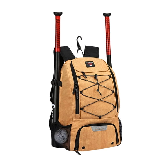 Sturdy Polyester Baseball Training Backpack Built With Reinforced Zippers And Ergonomic Shape For Long Lasting Use On Th