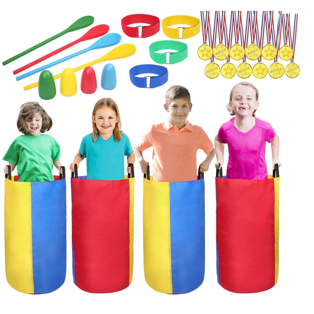Sturdy Potato Sack Race Bags for Ages 12 Plus Perfect for Outdoor Party Games
