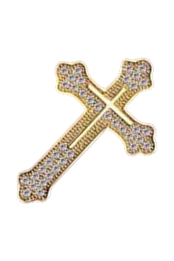 Sturdy Quality Crosses Lapel Pin Fashionable Men's Crosses Brooch Suitable for Both Daily Commute and Special Occasions