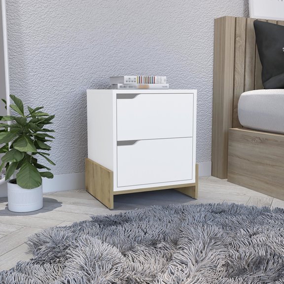 Sturdy RTA Nightstand with Classic Design, Ample Storage - A Great Bedroom Addition