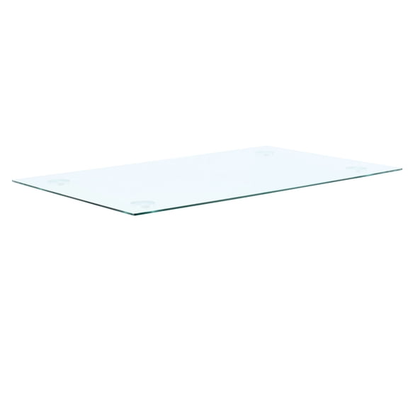 Sturdy Rectangular Glass Countertop / Simple Assembly for Home Decor