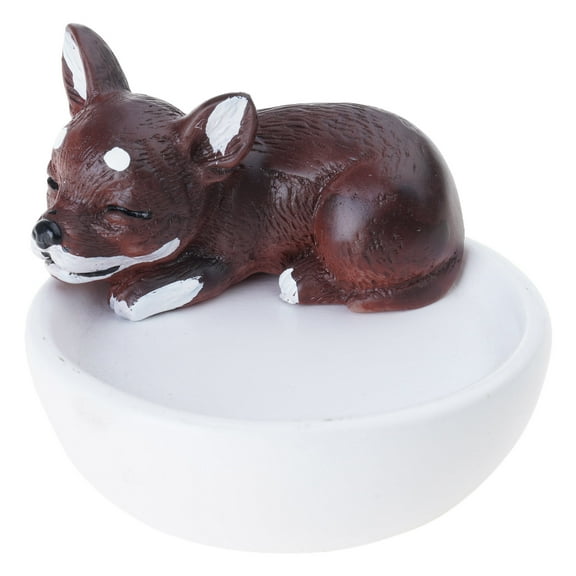 Sturdy Resin Dog Candle Holders With Dreamy Effect Portable Decoration for Home Decoration