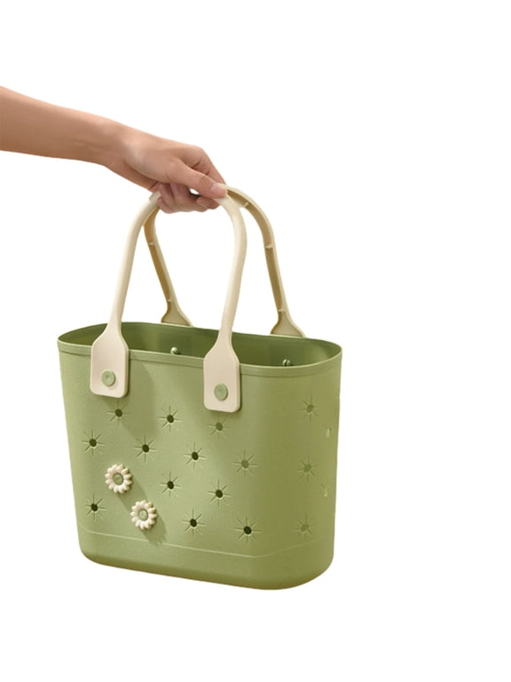 Sturdy Rubber Storage Bag Designs for Beach and Pool Trip Portable and Easy To Organization for Trendy Women Daily Use