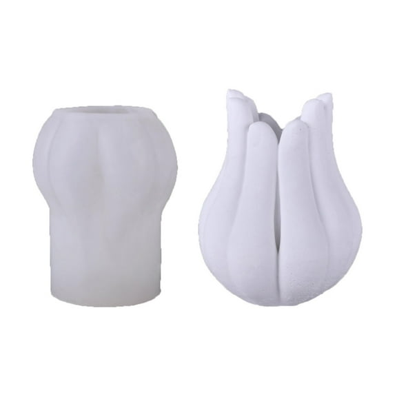Sturdy Safe Silicone Hand Mold For Epoxy Resin Plaster Decorative Containers
