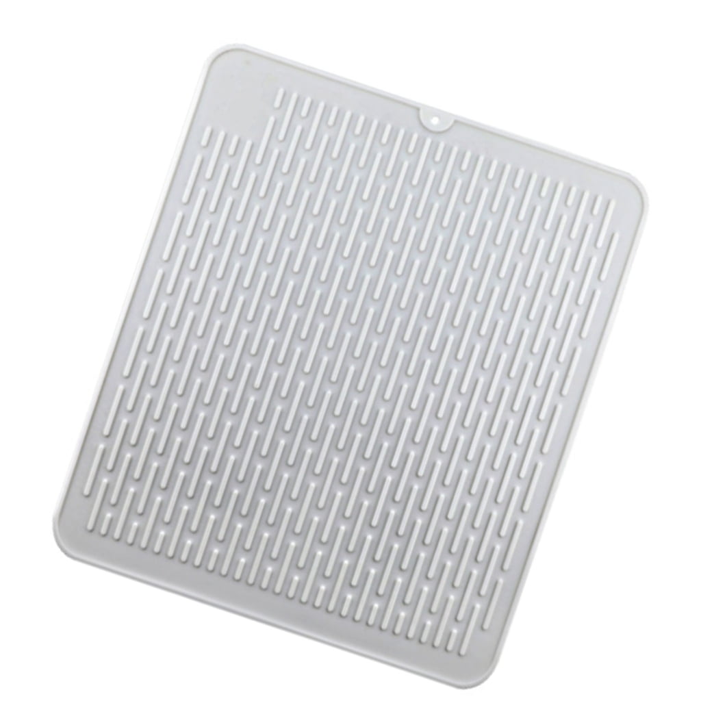 Sturdy Silicone Dish Drying Mat Fast Drying Silicone Drainer Mat for ...