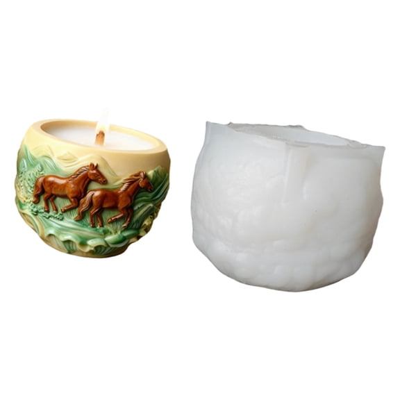 Sturdy Silicone Horse Mould for Frequent Crafting Use Offering Smooth Releases and Heat Resistance