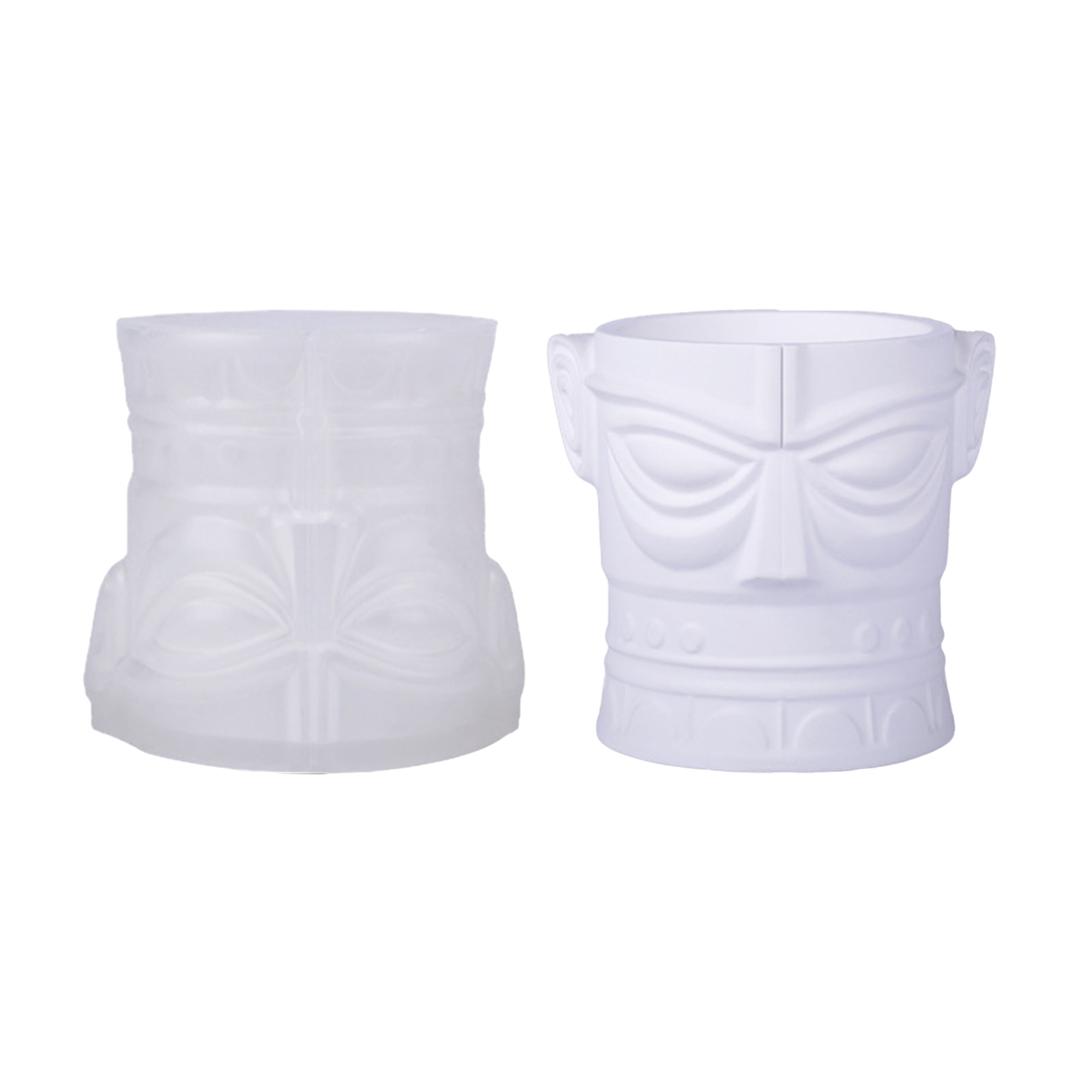 Sturdy Silicone Sanxingdui Mask Mould for Resin Craft Making and ...