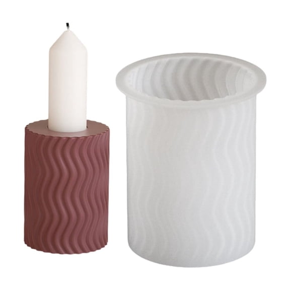 Sturdy Silicone Striped Stand Molds for Crafting Holders Great for Family Craft Activities