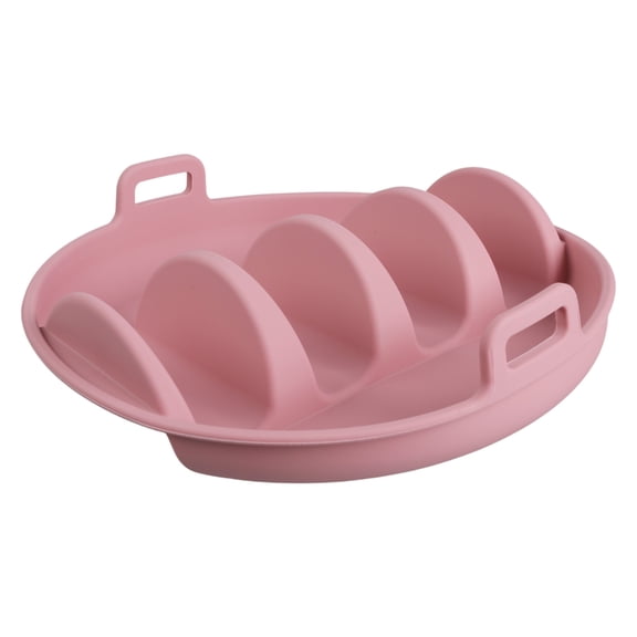 Sturdy Silicone Tacos Stand With Grooves Prevents Spills Leaks Great For Entertaining Ondoors Outdoor Use