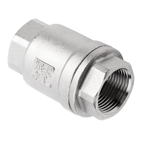 Sturdy Silver Dn20 3/4" Vertical Check Valve, for Pipeline System Chemical