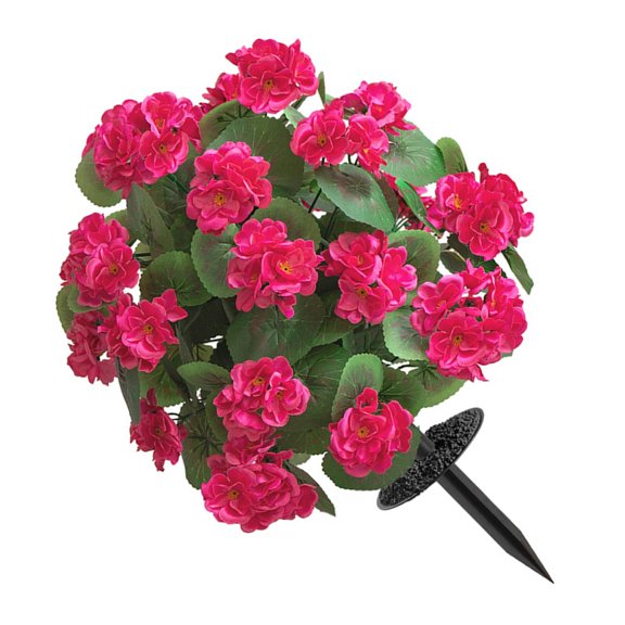 Sturdy Simulation Crabapple Flower With Base Floor Insert For Indoor Outdoors Decorative Arrangements