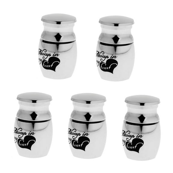 Sturdy Small Keepsake Urns for Human/Pet Ashes - Set of 2/5, Mini Ashes Holder Matte Waterproof Memorial Cremation Funeral Decorative