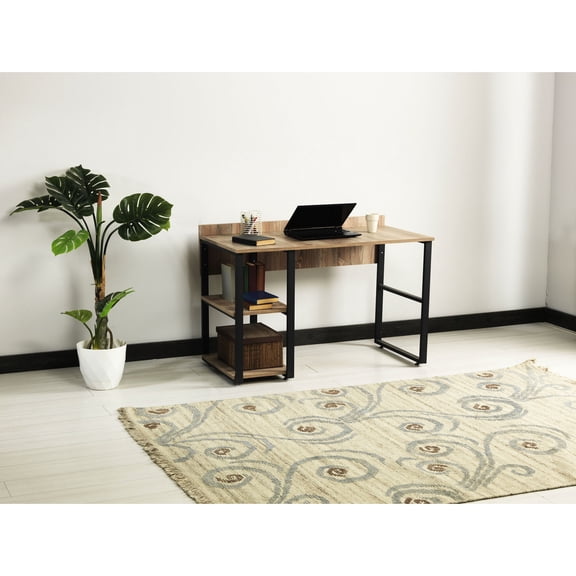 Sturdy Solid Wood Build - 58" Writing Desk for a Functional Home Office