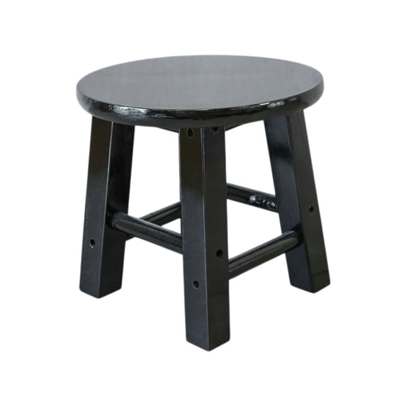 Sturdy Solid Wood Stool, Compact Round Design, Waterproof Finish for Easy Cleaning, Ideal for Entryways and Kitchens, Perfect for Homeowners Seeking Versatile Seating Options