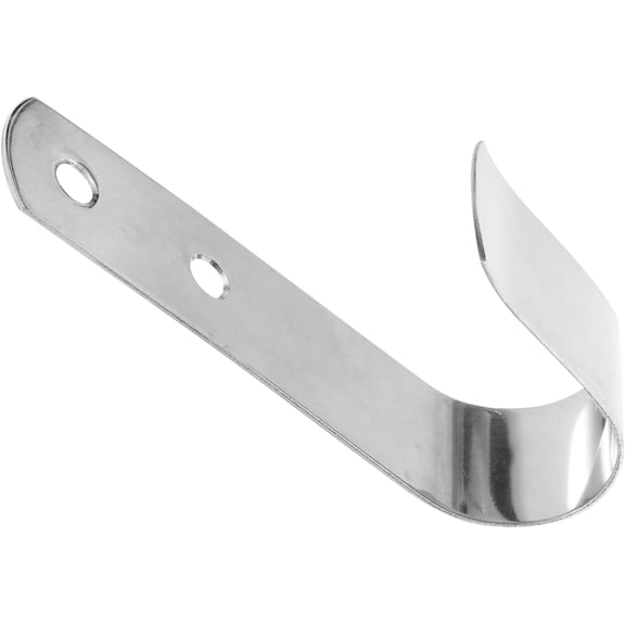 Sturdy Stainless Steel Boat Hook Hanger Multi-Function Wall for Flagpoles Dock Lines Hose Storage Indoor Outdoor Accessory 3.93X1.49X0.98In