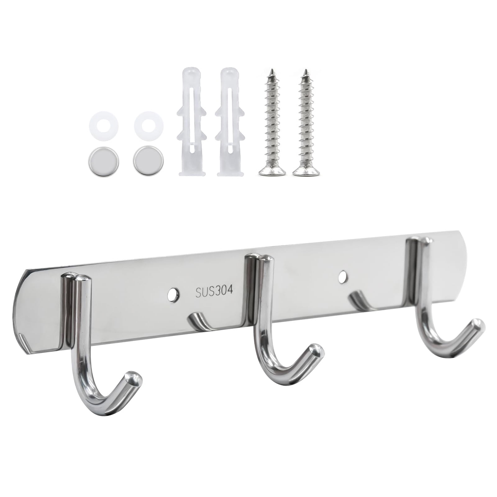 Sturdy Stainless Steel Hook Rack Multipurpose Hook Rack Practical ...