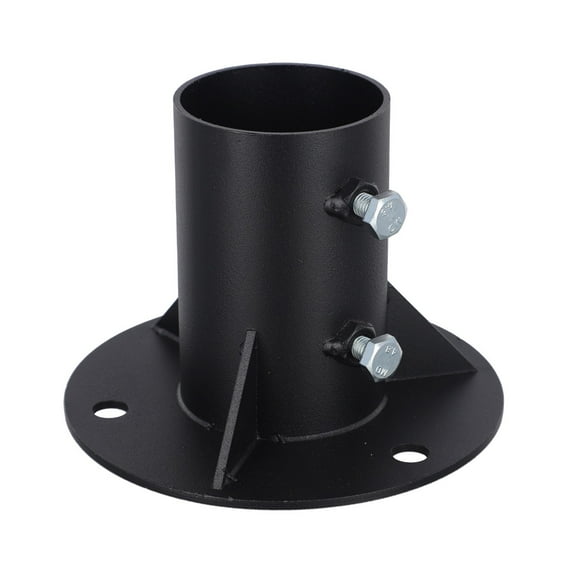 Sturdy Steel Chain Link Fence Post Base for Multiple Applications- Easy