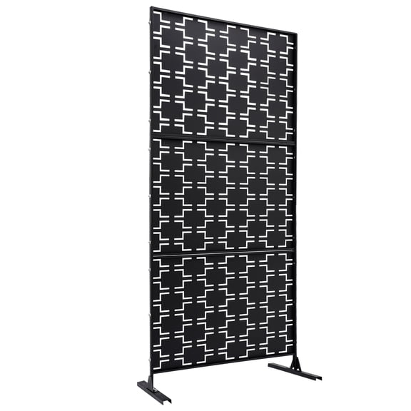 Sturdy Steel Patio Privacy Screen – Removable Panels, Height Adjustable, Durable & Weather-Resistant, Space-Saving, Easy Installation for Dividers