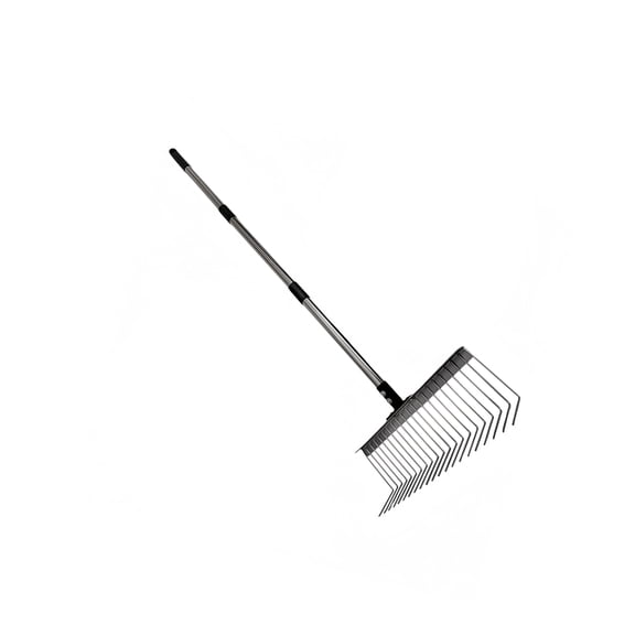 Sturdy Steel Rakes With Ergonomic Handle For Efficient GRASS Yard Debris Cleaning And Pet Waste Removal Cleaning Tool