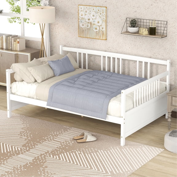 Sturdy Structure, Modern Look - A White Daybed for Enhancing Bedroom and Living Room Aesthetics