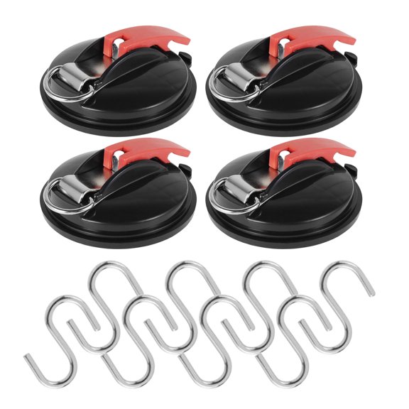 Sturdy Suction Cup Hook Set for Campers, Reliabled Fixation for Caravans Accessories Car Tents Awnings Outdoor Home Use