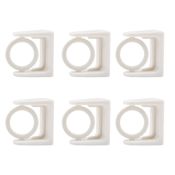 Sturdy Swivels Hook Bracket Designed For Easy Setups On Various Tension Rods And Rails