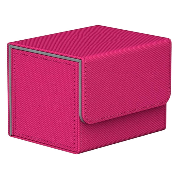 Sturdy Trading Card Deck Box Storage for Card Protective Carrying , Pink, 104x83x73mm