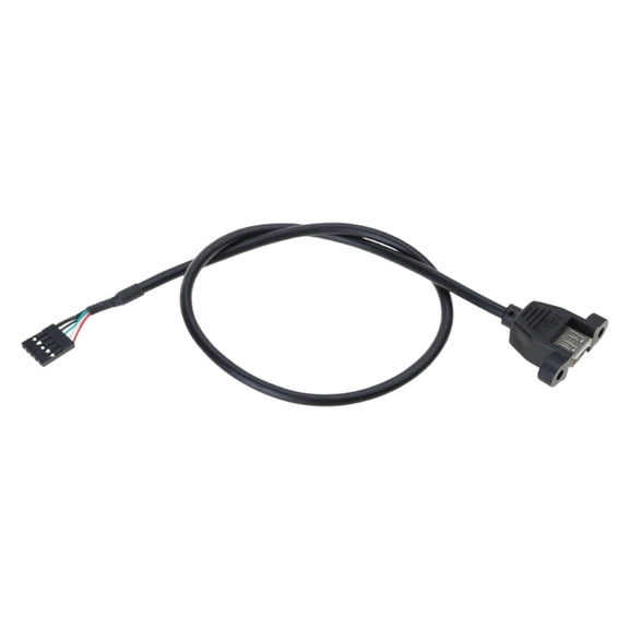Sturdy USB IDC5Pin Motherboard Header Cable For Easy Installation 50cm/19.6inch