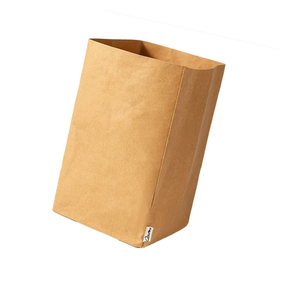 Sturdy Washable Kraft Paper Storage Bags for Home Storage and Kitchen Organization Reusable and Portable Designs