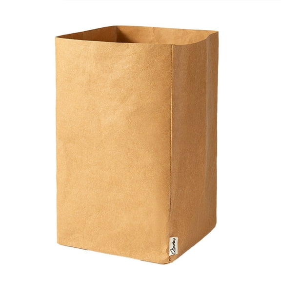 Sturdy Washable Kraft Paper Storage Bags for Home Storage and Kitchen Organization Reusable and Portable Designs