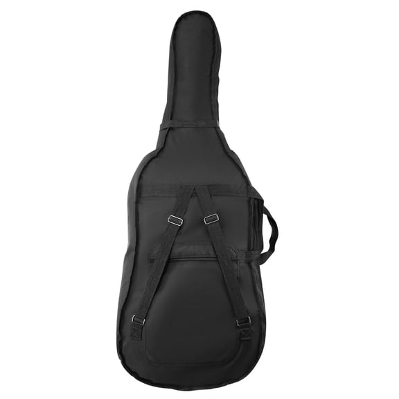 Sturdy Waterproof Cello Case with Padded Strap, Lightweight Travel Cover for Full Size Cello, Professional Anti-Scratch Carrying Bag in Black