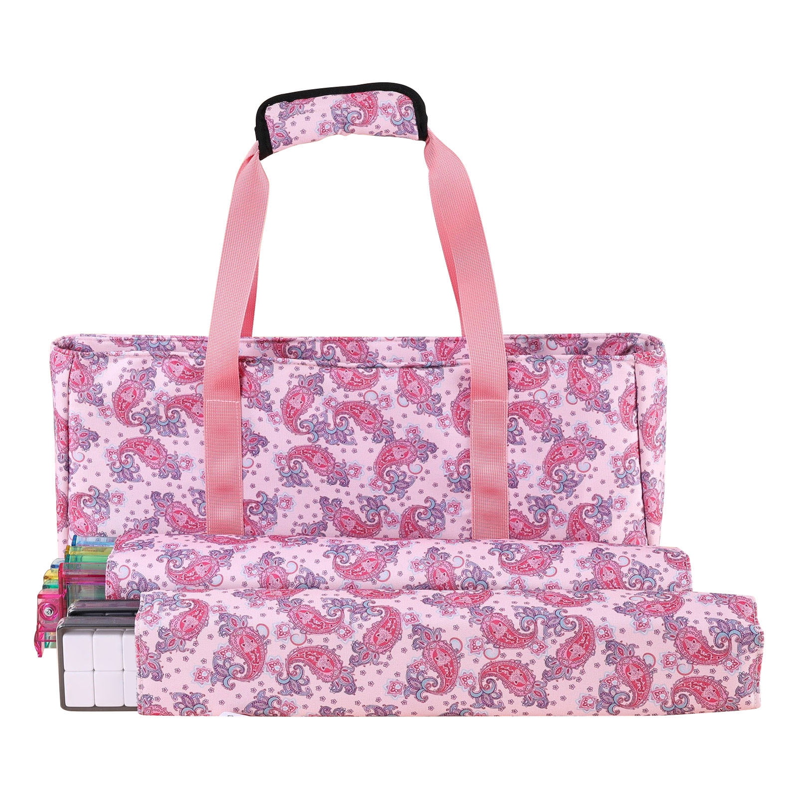 Sturdy Waterproof Mahjong Carrying Case With Multiple Compartments For Organized Storage And Convenient Transport