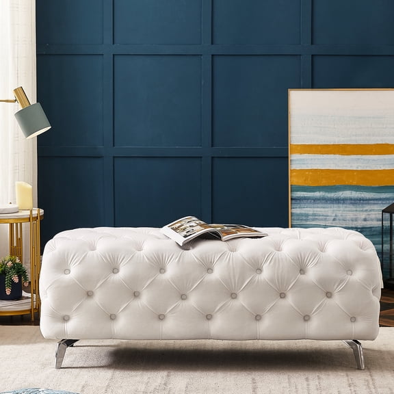 Sturdy Wood Frame & Metal Legs - Multiple Spaces, Support Up to 300 lbs