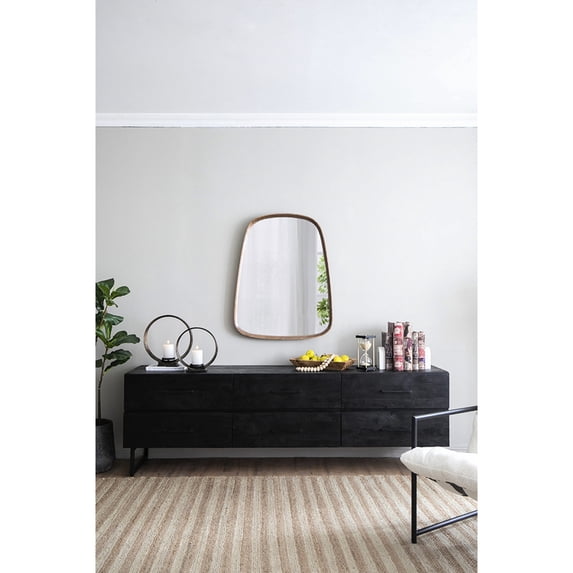 Black Sideboard / Dining Room Decor / Handy Display Space