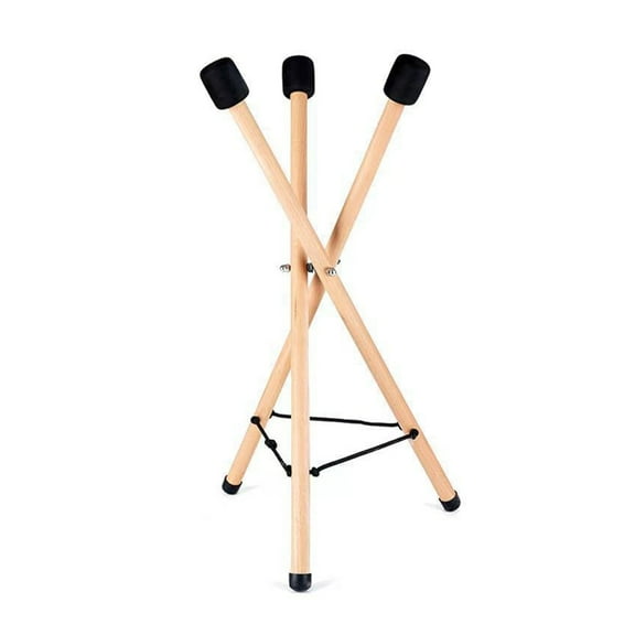 Sturdy Wood Tripod Base Handpan Drum Stand Portables Storage Bag Convenient