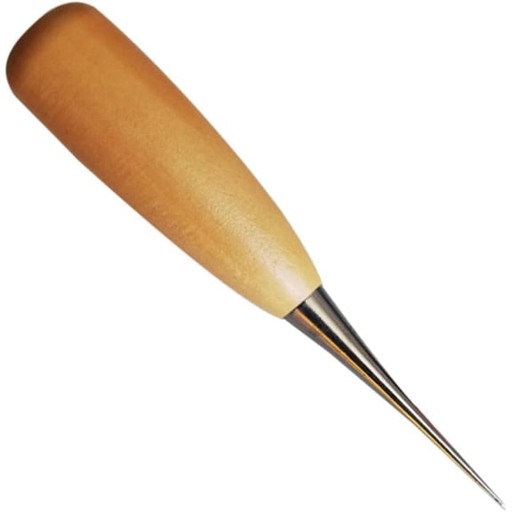 Sturdy Wood and Metal Stringing Awl Cone Tool for Badminton and Tennis Rackets
