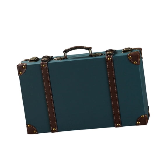 Sturdy Wooden Storage Trunk With Vintage1eatherDetail For Modern Homes