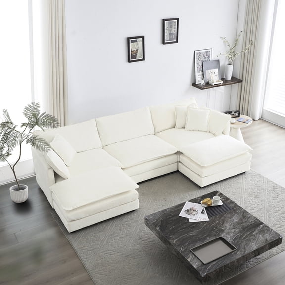 Sturdy and Comfort - Filled - Sit Back and Relax on a Solid Wood Frame Sofa