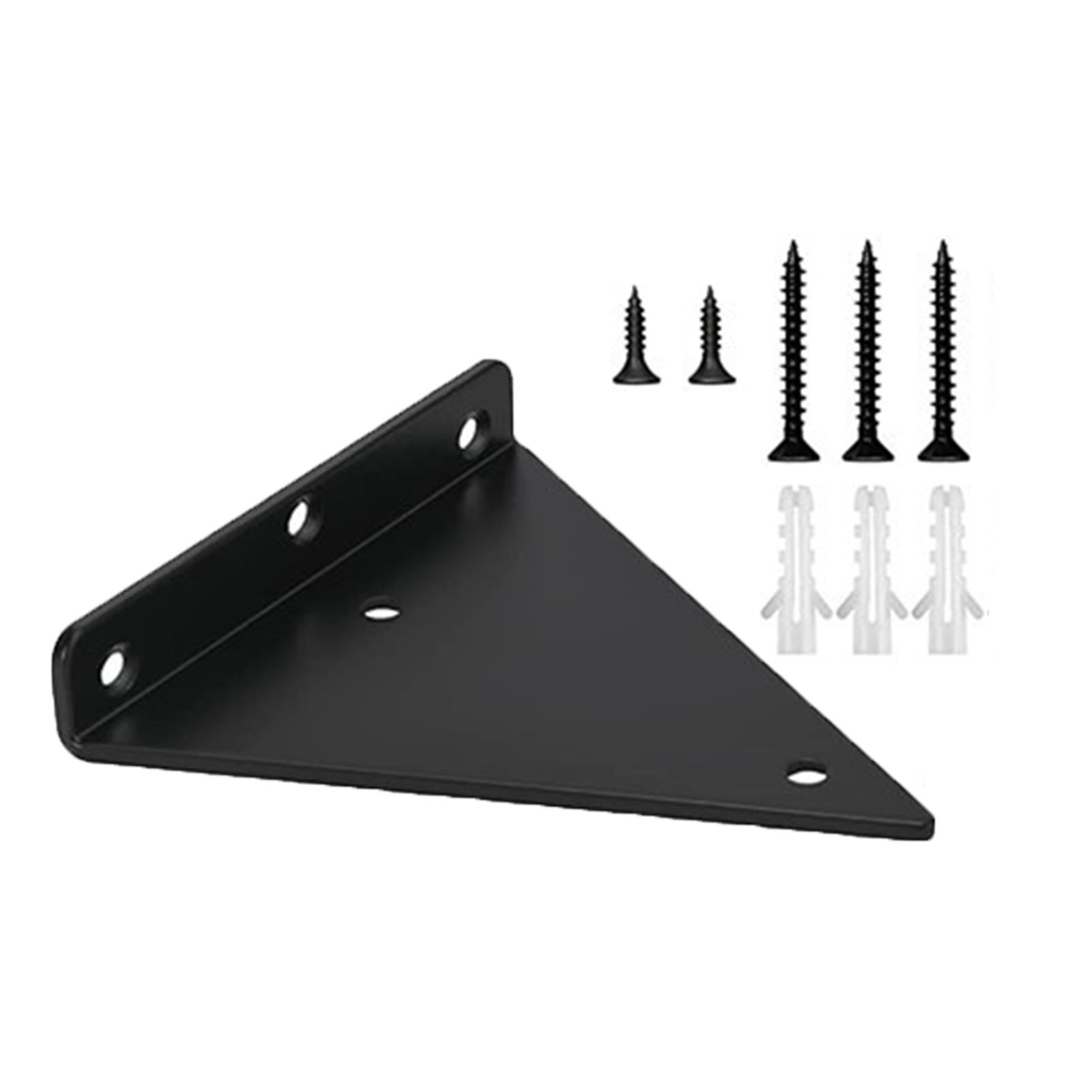 Sturdy and Strong Hidden Shelf Bracket Heavy-Duty Triangle Wall ...
