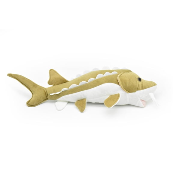 Sturgeon Plush Toy, Realistic Stuffed Animal, Soft Plush Fish, Stuffed Fish, Educational, Toy, Kids, Fishing Gift, 17" F1604 BB54