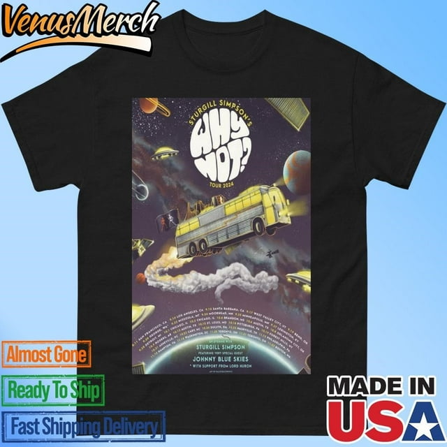 Sturgill Simpson Why Not Tour 2024 Poster Shirt