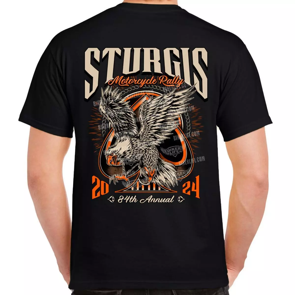 Sturgis 2024 Motorcycle Rally Eagle of Spades TShirt