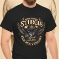 thumbnail image 1 of Sturgis 2025 85th Anniversary T-Shirt HD â€“ Motorcycle Rally South Dakota Tee, 1 of 2
