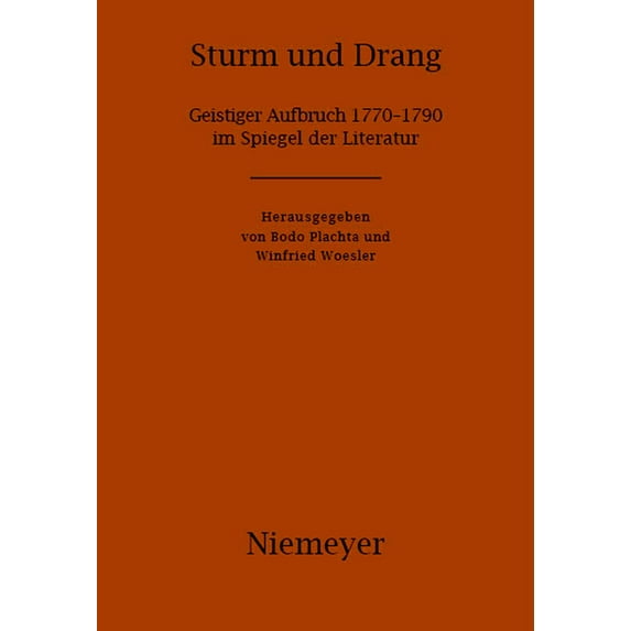 Sturm und Drang, (Paperback)