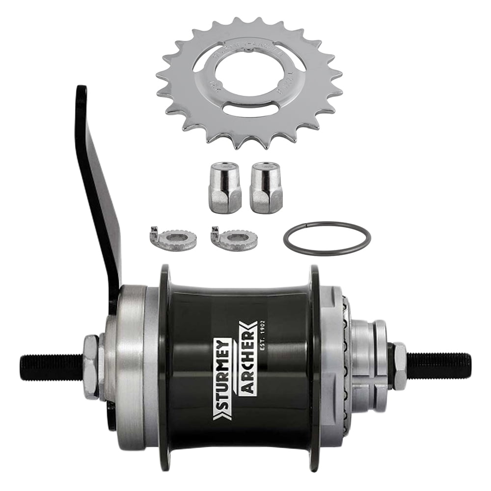 Sturmey Archer 2sp Kick Shift Hub Kit RR 36H Blk 2s
