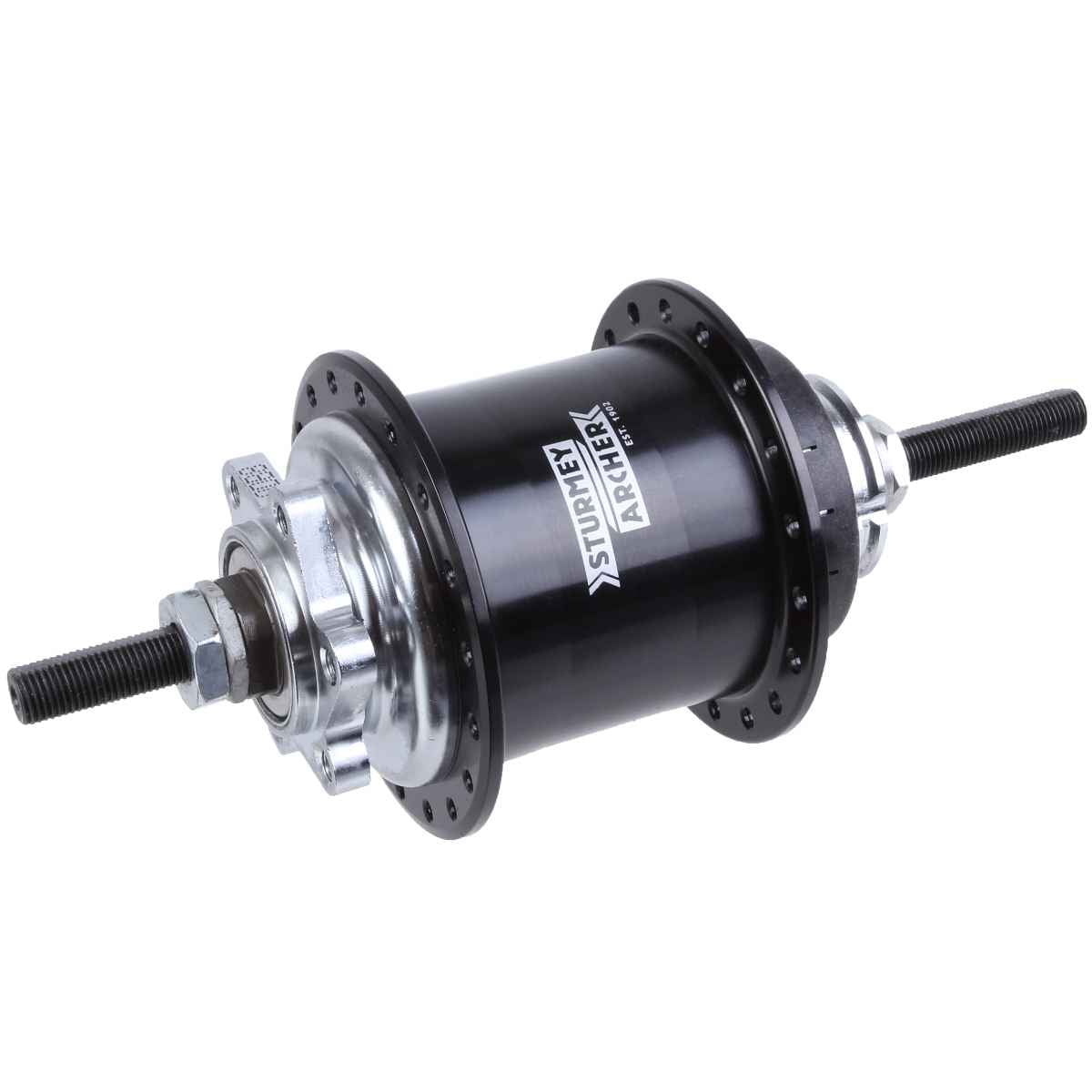 Sturmey Archer RS-RK3 3-Sp Disc Hub, 36h - Black