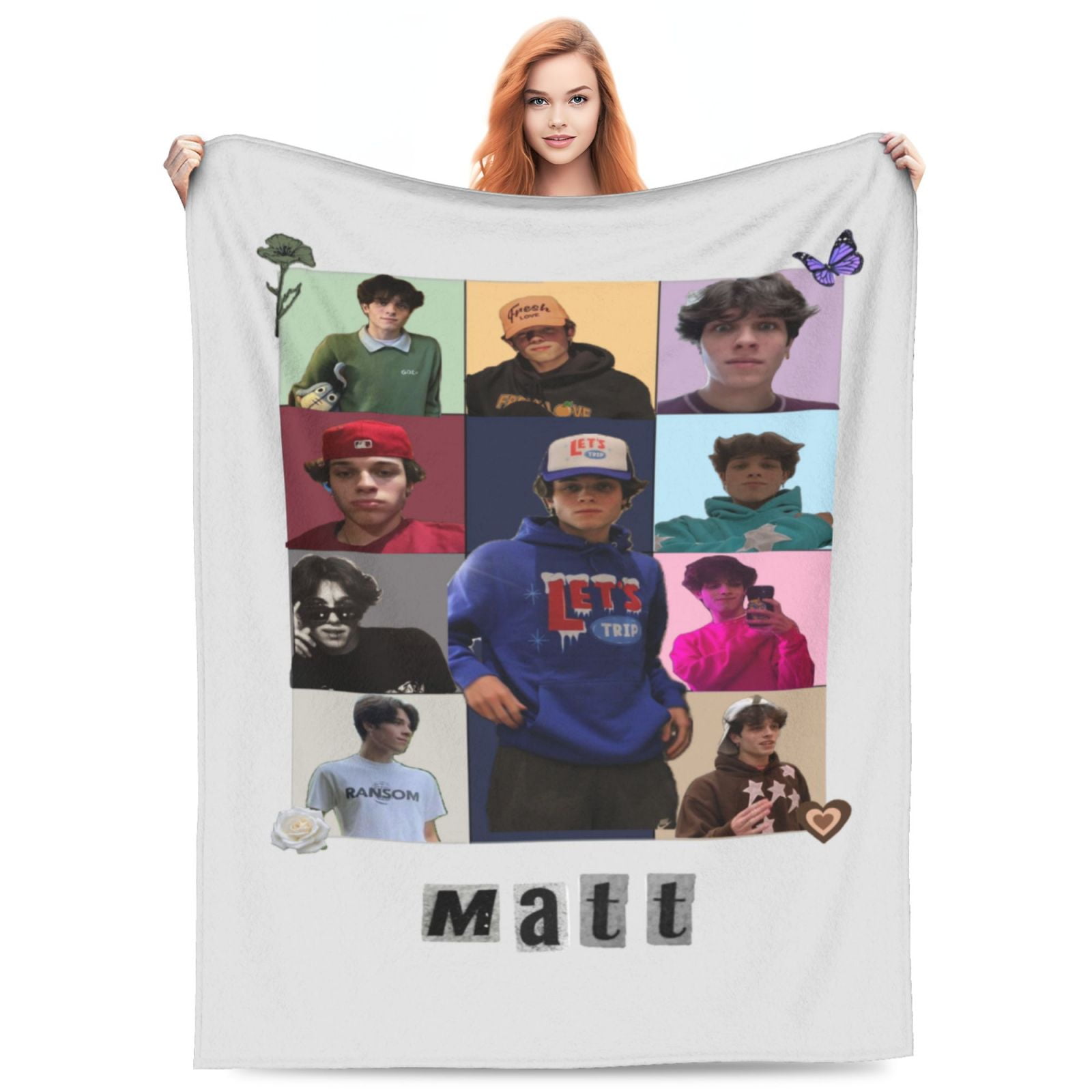 Sturniolo Triplets Blanket Soft Cozy Fleece Throw Blanket Plush